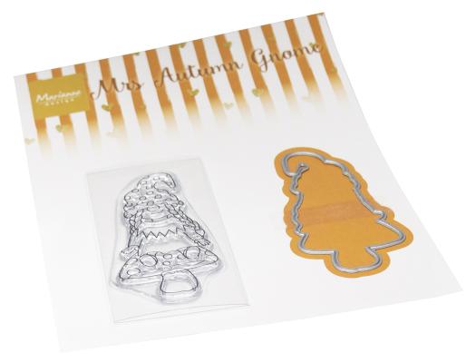 CS1150 Stemple silikonowe z wykrojnikami - Mr. Autumn Gnome - jesienny gnom