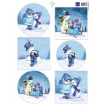 HK1713 Arkusz A4 -Marianne Design - Snoesjes - Snowfun - zimowa zabawa