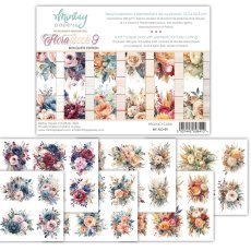 MT-FLO-09  Flora Book 09  - MINTAY PAPERS- Zeszyt elementów do wycinania  -15x20cm