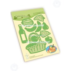 45.8528 Wykrojniki Leane Creatief - owocowy kosz piknikowy