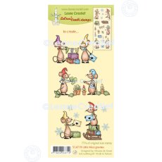 55.8719 Stemple akrylowe Leane Creatief -  myszki - skrzaty