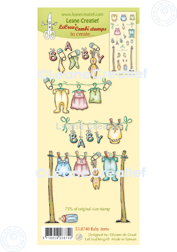 55.8740 Stemple akrylowe Leane Creatief - niemowlęce ubranka