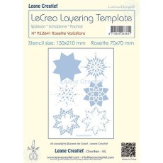 95.8641 Maska - Leane Creatief - Rosette variations - Ø 70mm