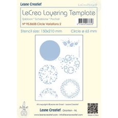 95.8658  Maska - Leane Creatief - Circle variations 2 Ø 65mm