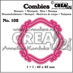 CLCB102 Wykrojnik i stempel  Crealies • Combies die & stamp set no.102 FrameB