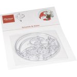 HT1672 Stemple silikonowe - Hetty's Gnome & Deer - gnom i jelonek