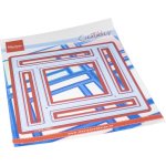 LR0831 Wykrojnik Marianne Design - Creatable -  Log cabin layout