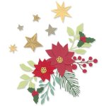 666445 Wykrojniki Sizzix • Thinlits Die Set Festive Foliage