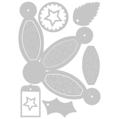 666462 Wykrojniki Sizzix • Thinlits Die Set 3D Lantern -latarenki