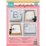 LR0048 Marianne Design - Sticky Sheets - 5 szt A5 - karty z klejem tymczasowym