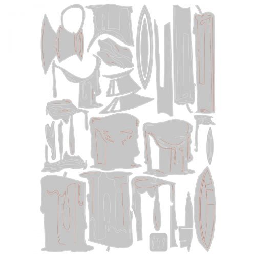 666331 Wykrojniki Sizzix • Thinlits Die Set Candleshop Colorize