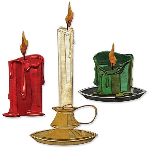 666331 Wykrojniki Sizzix • Thinlits Die Set Candleshop Colorize