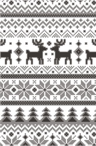 Folder wytłaczający Sizzix • Multi-Level Texture Fades Embossing Folder Holiday Knit (666340)