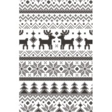 Folder wytłaczający Sizzix • Multi-Level Texture Fades Embossing Folder Holiday Knit (666340)