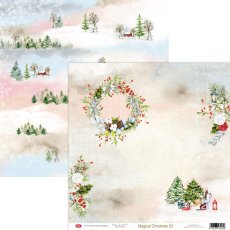 CP-MC03 Papier dwustronny Craft & You Design 30,5x30,5  Magical Christmas 03