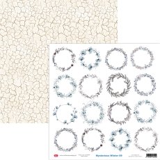 CP-MWI09 Papier dwustronny - elementy do wycinania Craft & You Design 30,5x30,5  Mysterious Winter 09