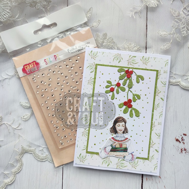 CS029 Stempel akrylowy - Dots / Kropki - Craft & You Design