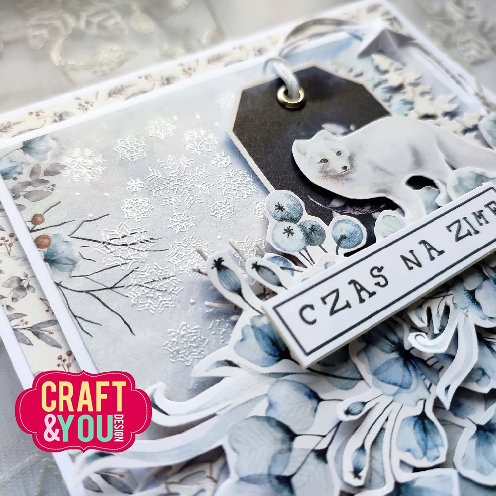 CS031 Stempel akrylowy - Snowflakes / Płatki śniegu - Craft & You Design
