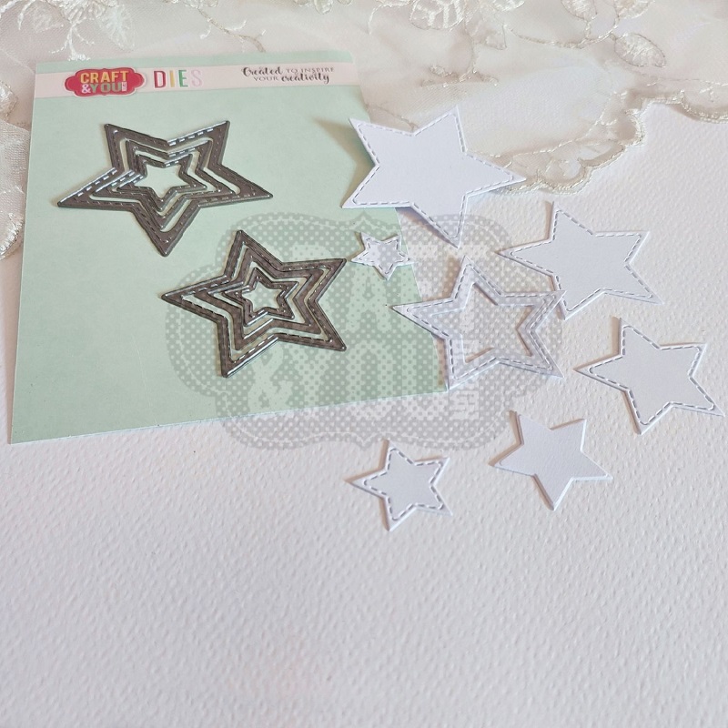 CW254 Wykrojnik /Die- Stars / gwiazdy - Craft&You Design