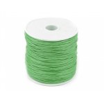 310030-55  Sznurek bawełniany Ø1 mm woskowany - zieleń pastelowa