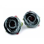 780802-10 Sztuczny kwiat jaskier Ø4 cm turkus-1sztuka