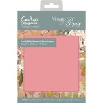 NGA-VR-QCBE5  Koperty  i bazy - Nature's Garden Vintage Rose 5" x 7" - 24sztuki