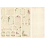 PD1412  Papier dwustronny  Tags - Fairytale of Spring