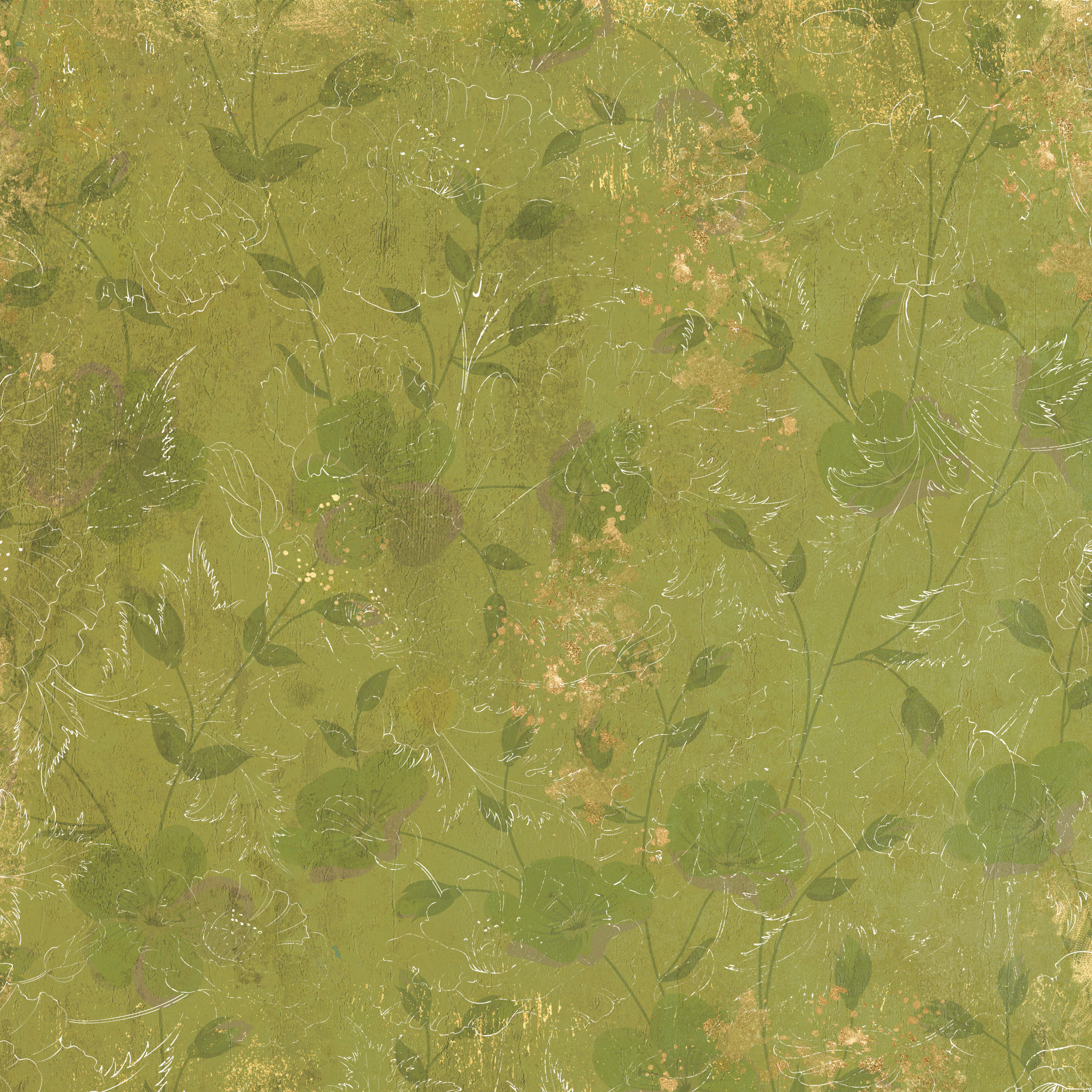 NGA-FF-PAD12 Zestaw papierów Nature's Garden Fabulous Fuchsia 12" x 12" Paper Pad