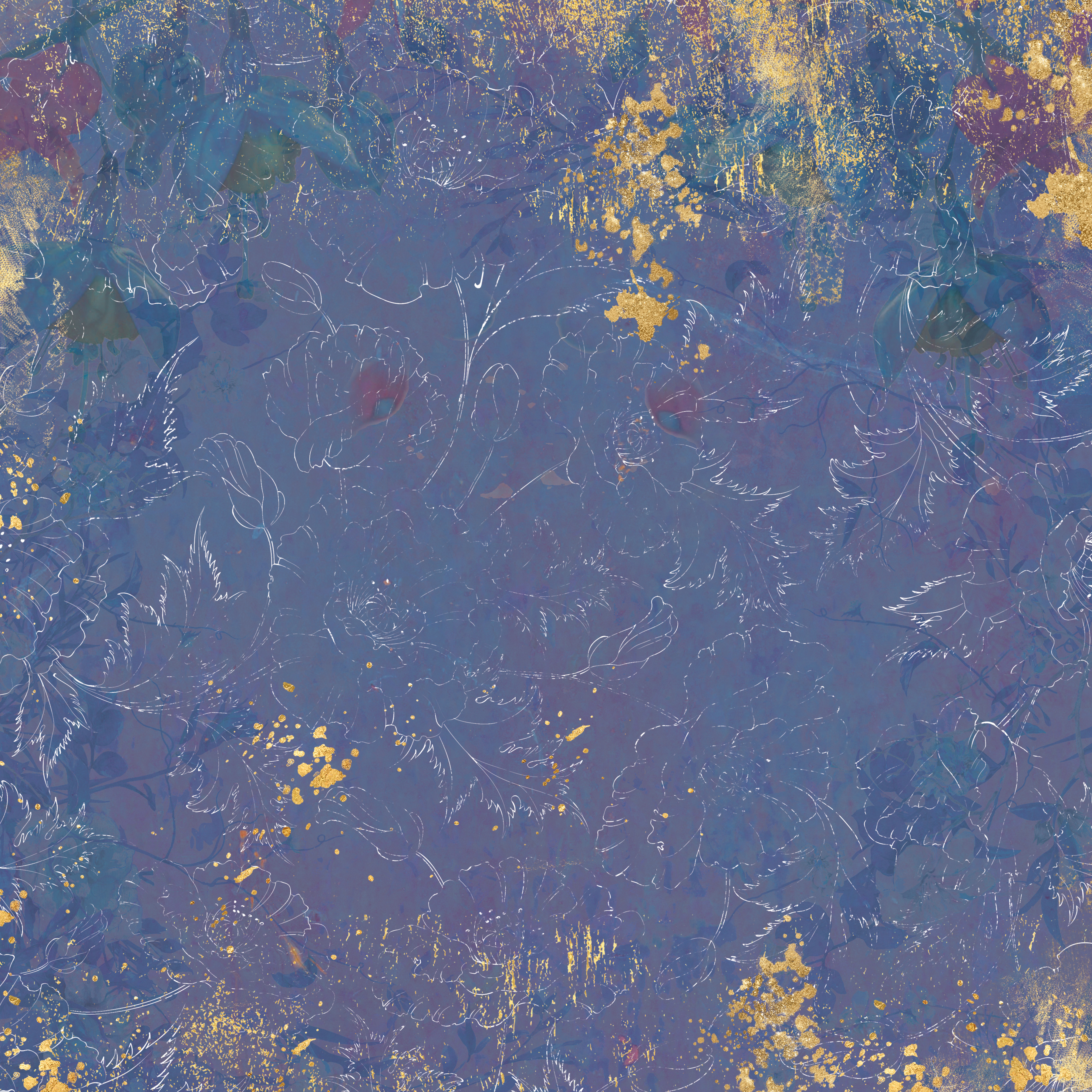 NGA-FF-PAD12 Zestaw papierów Nature's Garden Fabulous Fuchsia 12" x 12" Paper Pad