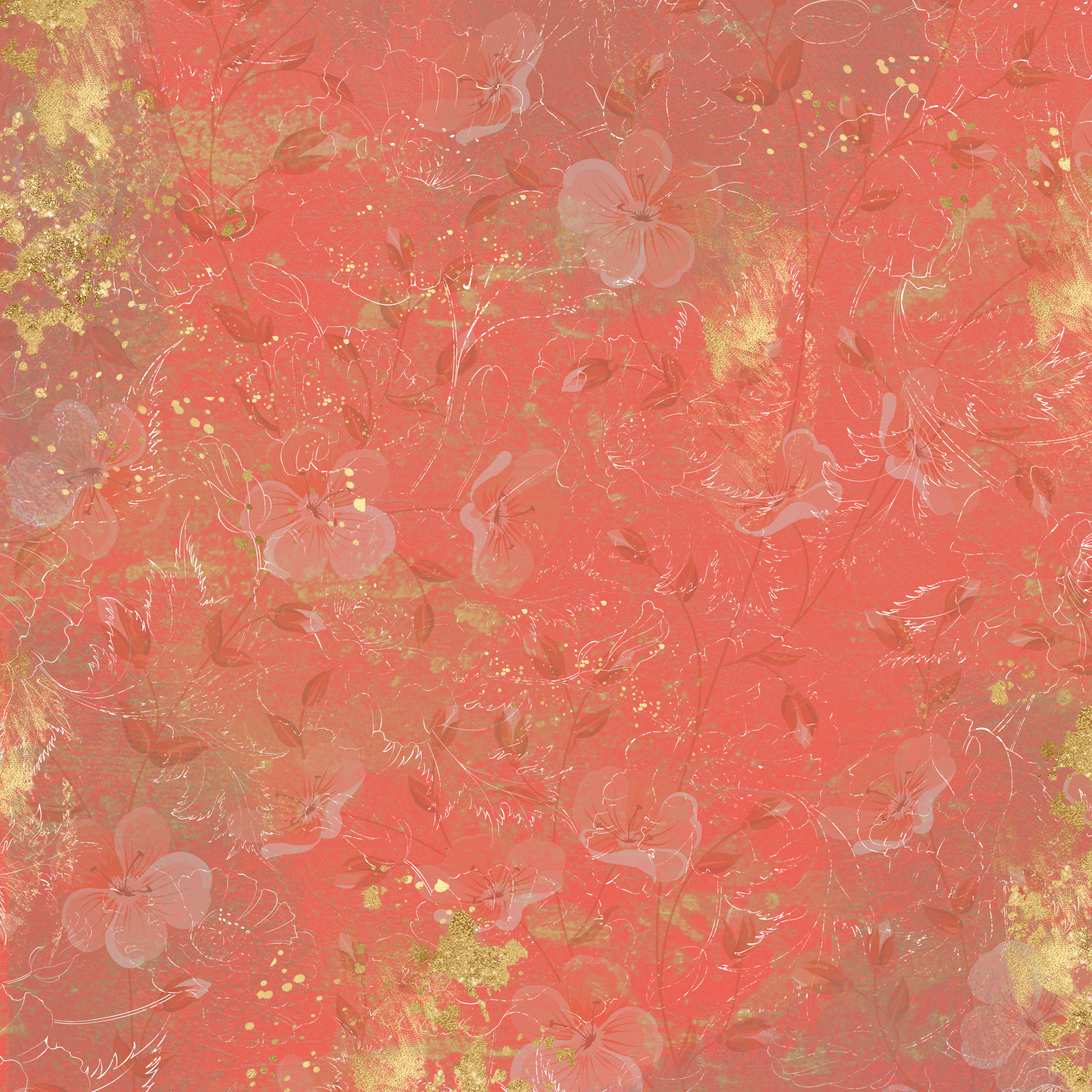 NGA-FF-PAD12 Zestaw papierów Nature's Garden Fabulous Fuchsia 12" x 12" Paper Pad