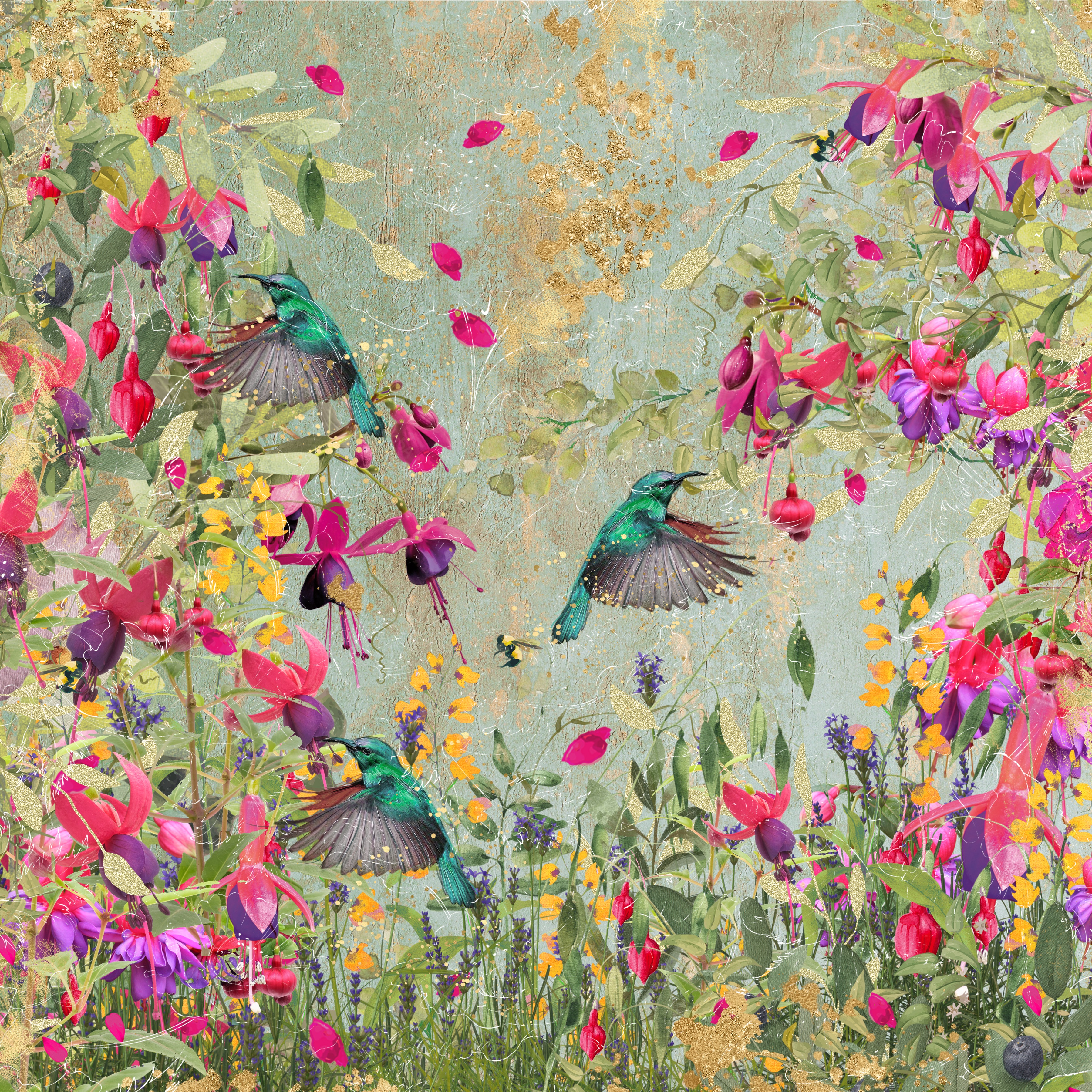 NGA-FF-PAD12 Zestaw papierów Nature's Garden Fabulous Fuchsia 12" x 12" Paper Pad