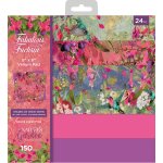 NGA-FF-VELPAD8 Zestaw papierów Nature's Garden Fabulous Fuchsia 8” x 8” Vellum Pad