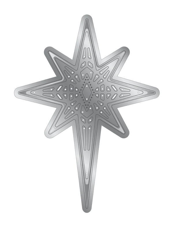 OHN-MD-STAROW Wykrojnik - O' Holy Night - Metal Die - Star of Wonder - gwiazda