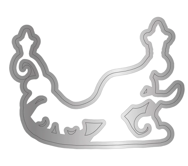 S-SQ-STD-MSLR Wykrojniki i stemple - Sara Signature The Snow Queen Stamp and Die - Midnight Sleigh Ride - zaprzęg