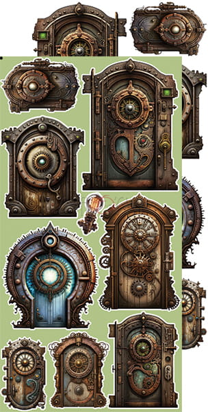 CC-F30-MTT-13 MISTS OF TOOLBOX TOWN - zestaw DODATKÓW - TOWN