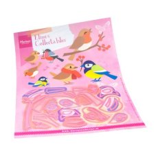 COL1534  Wykrojnik Marianne Design -Collectable - Eline's Garden birds  - Ptaki ogrodowe