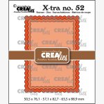 CLXTRA52 Wykrojnik Crealies • Xtra Cutting Die Atc Scallop