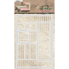 HE-ND-CD708 Wykrojnik Studio Light • Natures Dream Cutting Dies A5 Trio Flip Card - Baza kartka Trip Flip Card