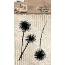 HE-ND-STAMP523 Stemple  Studio Light • Natures Dream Clear Stamp Meadow Burst -  łąka