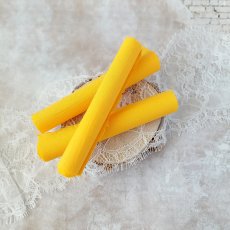 TKA-19 Materiał Bawełna usztywniona suchym alkoholem -ciemny żółty