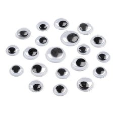 090838 Oczy samoprzylepne ruchome MIX rozmiarów