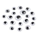 090838 Oczy samoprzylepne ruchome MIX rozmiarów