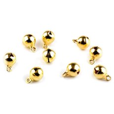 780105-2 Dzwoneczki - złote Ø8 mm -20sztuk