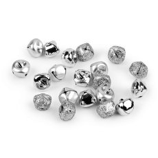 880791-1 Dzwoneczki - srebrny mix Ø15 mm -20sztuk