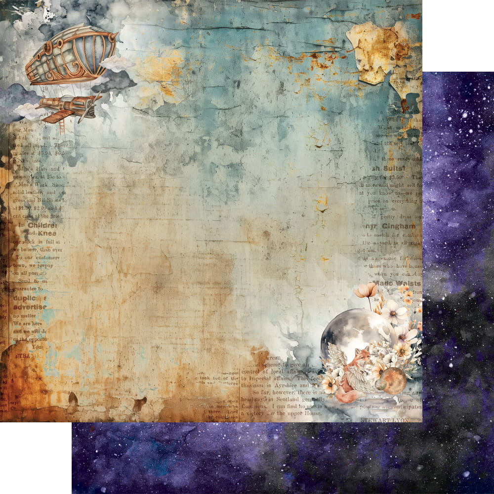 AA-BW-12 Alchemy of Art - 6x6'' - zestaw papierów - Between Worlds