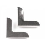 060841 Narożniki do albumów metalowe  1 sztuka-srebro