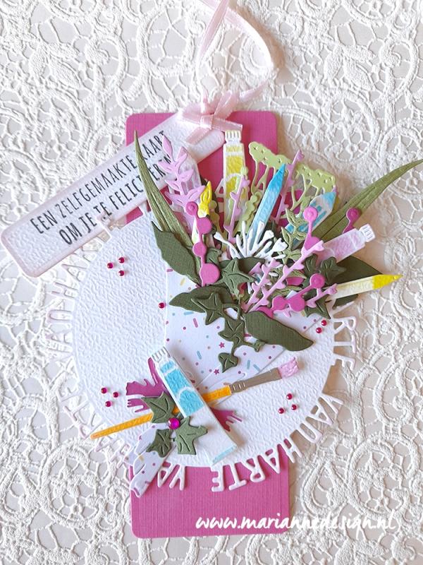 CA3165 RHINESTONES - FUCHSIA - fuksja - kryształki