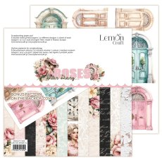 LEM-DD-ROSES-01 - Dear Diary - ROSES  ZESTAW GŁÓWNY - zestaw papierów do scrapbookingu 30X30CM - LEMONCRAFT