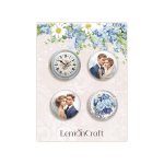 LEM-HOPE-04  HOPE - Zestaw samoprzylepnych ozdób / buttonów - Lemoncraft
