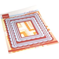 LR0841  Wykrojnik Marianne Design - Creatables -  Scalloped Rectangles / ciasteczkowe prostokąty
